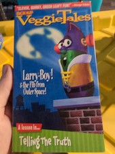 VeggieTales - Larryboy & the Fib from Outer Space (VHS) Buy 2 Media Get 1 Free