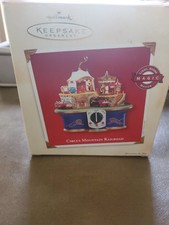 Hallmark Keepsake Ornament Circus Mountain Railroad 2002 Light Sound