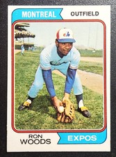 1974 Topps Baseball - Ron Woods - Montreal Expos #377 EX-NM