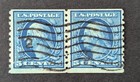 US Scott 458 Used Coil Pair PSE Certificate — photo 2