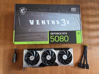MSI GeForce RTX 5080 16G Ventus 3X OC Plus NVIDIA Grafikkarte GPU