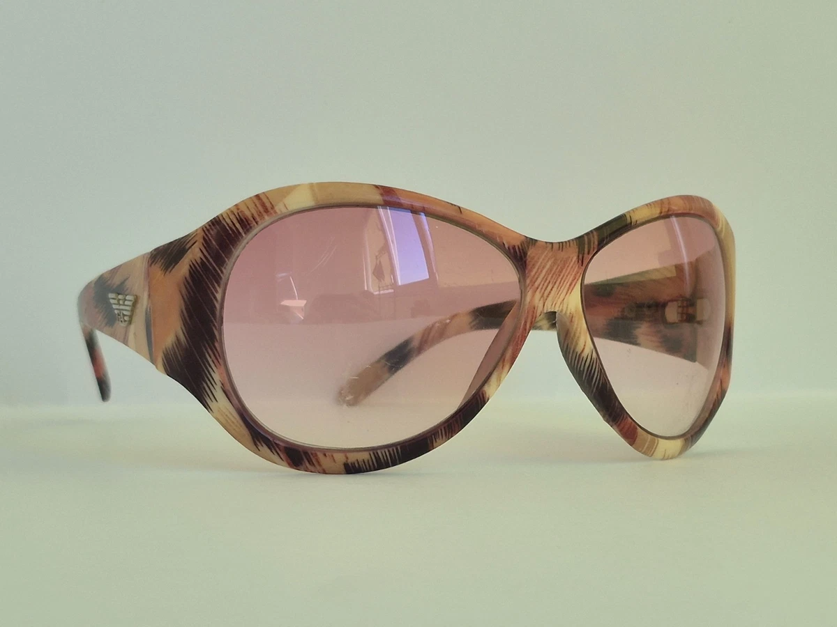 Emporio Armani Sunglasses EA9302/S BCRS7 Nude Wrap Frames with Pink Lenses Armani EA 9047S KY4 – Vintage Frames Company main image 4