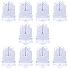12pcs T8 Lamp Holder Non-Shunted Turn-Type UL Socket Tombstone Lampholder Med...