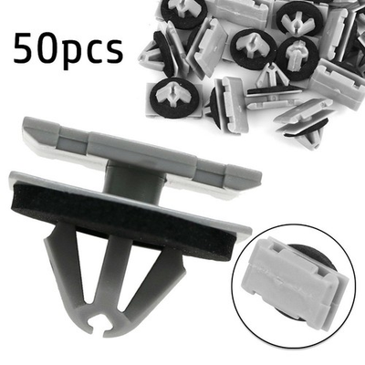 #ad Plastic Rivet 50pcs 68172491AA Accessories WK2 Bumper Exterior Fastener $12.01
