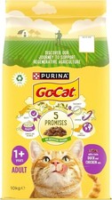 Go-Cat Adult Chicken & Duck Dry Cat Food 10Kg (Packaging May Vary) 3.80 per kilo