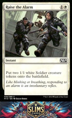 Magic the Gathering MTG Magic 2015 (M15) Raise the Alarm #26 Buy 2 Get 1