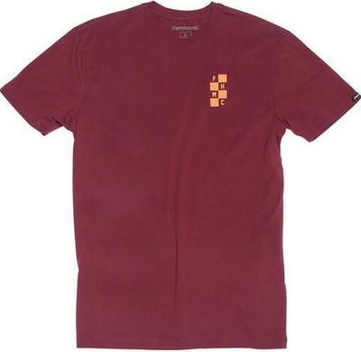 Fasthouse Chalet Mens Short Sleeve T-Shirt Maroon