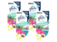 Glade Touch & Fresh Air Freshener Spray Tropical Blossoms 10ml Pack of 4 Refills