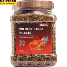 High Protein Goldfish Food Pellets Promote Growth Color Enhance Easy Digestion