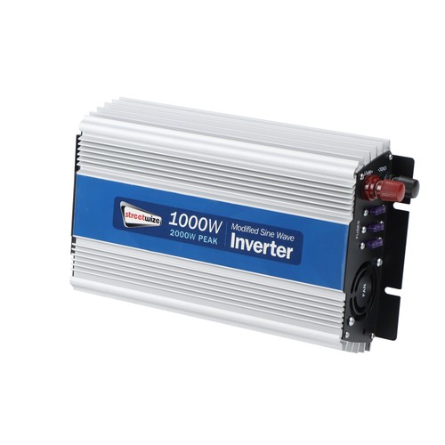 Power Inverter 1000-2000 Watt AC/DC + USB Outlet Camping Vehicle Campervan Boat - Picture 2 of 7