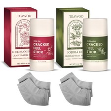 4 Pcs Cracked Heel Treatment Repair Stick Set with 2 Foot Balms 2 Heel S...