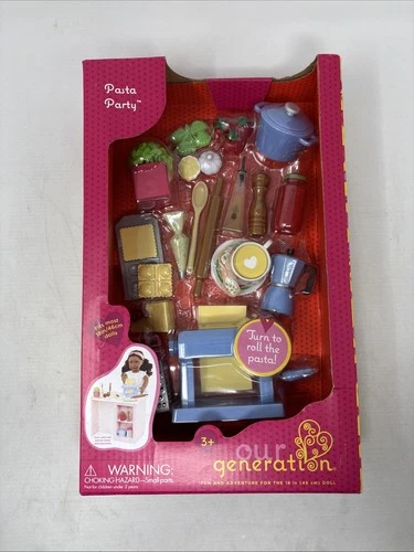 Our Generation Doll Accessories PASTA PARTY Play Set~~New in Box