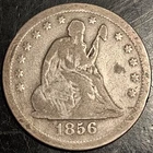 1856-O Seated Liberty Quarter – New Orleans Mint – VG