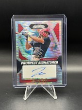 2024 Panini Prizm Baseball JAMES WOOD Prospect Signatures Pulsar Auto /199