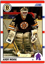 1990-91 Score Hottest and Rising Stars #62 Andy Moog