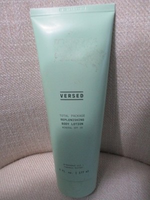 Versed Total Package Replenishing Body Lotion Mineral  SPF 30 - 6 Oz Exp 05/25
