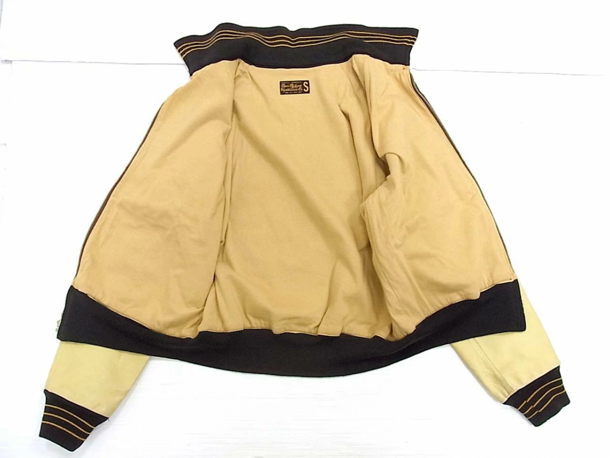 Buzz Rickson'S Athletic Jacket Sleeve Leather Var… - image 3