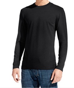 tee shirt uni manche longue homme