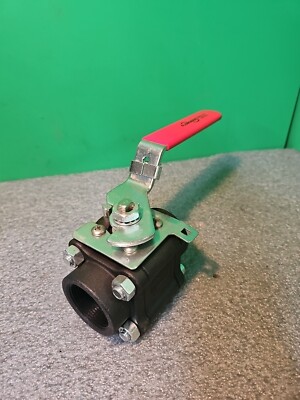 Flowserve 1-1/2'' Ball Valve 500F 444466PMSE R2 CS Body 316 Trim 1480 CWP Locking