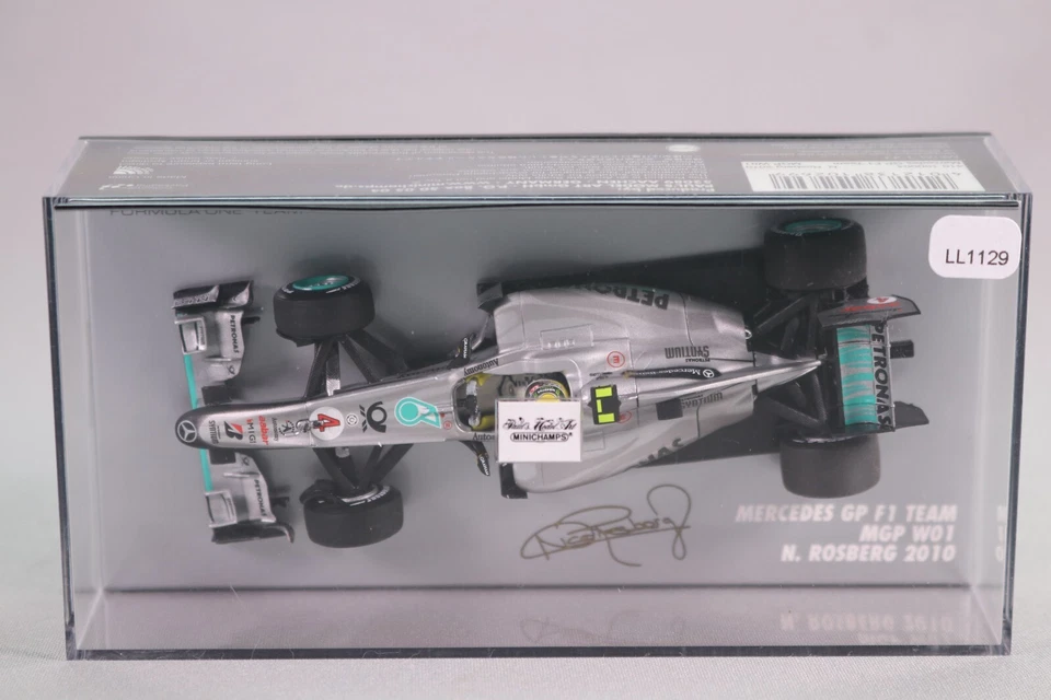 LL1129 MINICHAMPS 410100004 1:43 4 Mercedes GP Petronas MGP W01 Roseberg 2010 - Photo 4/4