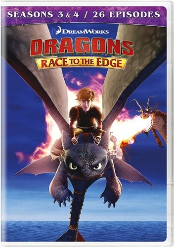 DRAGONS RACE TO THE EDGE TV SERIES COMPLETE SEASONS 3 & 4 New