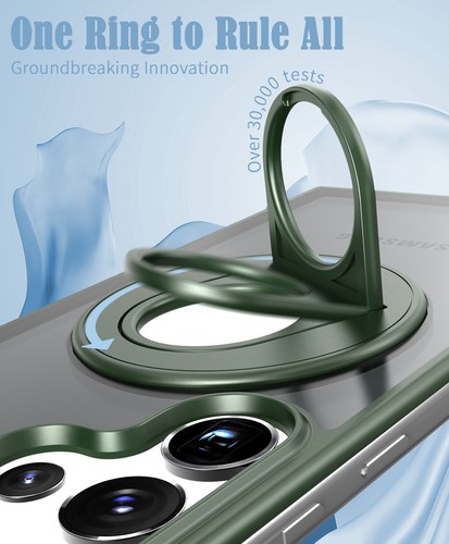 Funda delgada sin marco con soporte de anillo Magsafe para teléfono Samsung Galaxy S24 S23 S22+ - Imagen 10 de 42