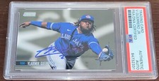 2021 Topps Stadium Club Vladimir Guerrero Jr Signed Autographed Card #172 PSA