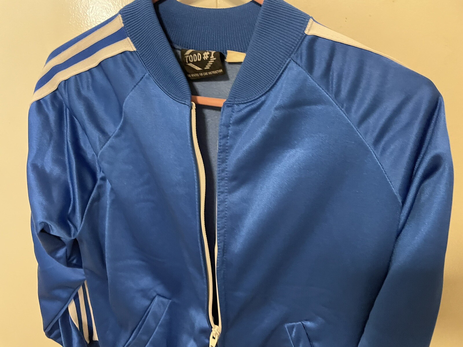 Vintage Todd 1 Track Jacket Men's Small - Hip-Hop Breakdance Style image 3