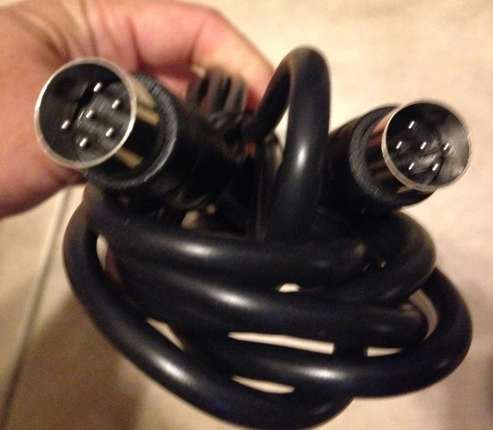 9' L Commodore 64 Serial Cable C64 Disk Drive & printer 1541 1571 NEW USA Seller - Image 2 of 2