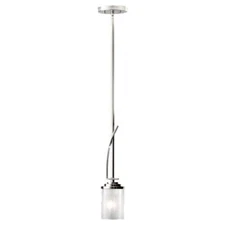 Murray Feiss P1217PN Finley 1-Light Mini Pendant - Polished Nickel