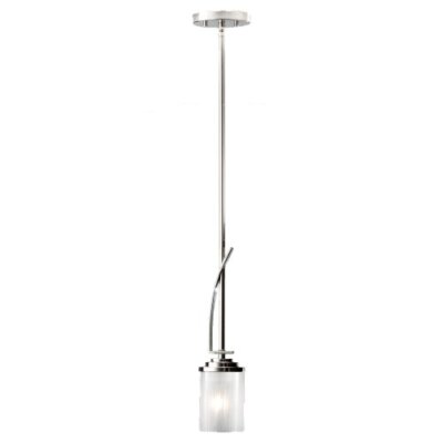 Murray Feiss P1217PN Finley 1-Light Mini Pendant - Polished Nickel