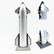 1:200 Diecast SpaceX Starship Rocket Launch Vehicle Model Spacecraft Collection