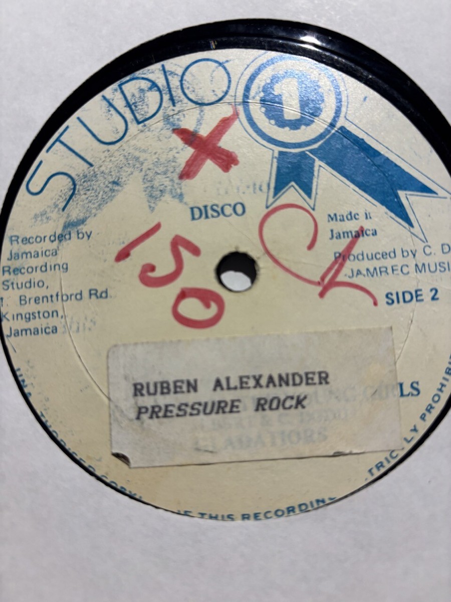 ジャマイカ12” Al Walker &amp; Brentford All Star Chick Chick / Pressure Rock none Studio One /00250 Al Walker & Brentford All Stars / Ruben Alexander – Chick