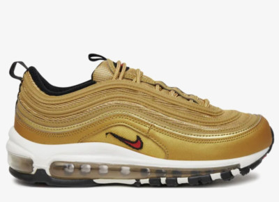 DQ9131-700 Nike Air Max 97 OG 'Metallic Gold' 2023 DAMENSCHUHE Sportschuhe Snkr