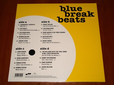 BLUE BREAK BEATS 3x LP Lot VOL 1-2-3 *RARE* COLORED VINYL BLUE