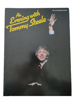 AN EVENING WITH TOMMY STEELE SOUVENIR BROCHURE 1979 PRINCE OF WALES THEATRE 