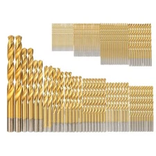 99 PCS Titanium Twist Drill Bit Set Impact Hex Drill Bits for Wood, Steel, Metal
