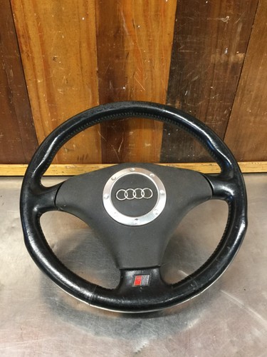 Audi TT MK1 2000-06 • OEM S-Line Leather Steering Wheel w/ Center. Used. KQ365 - Picture 13 of 21