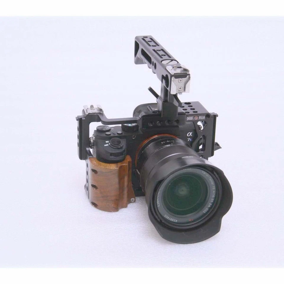 NUEVO SHOOTVILLA DSLR Sony a7RII a7SII a7II Video Cámara Jaula Hombro Plataforma Kit Foto 4 de 4