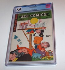 Ace Comics #73  - David McKay Publishing 1943 Golden Age Issue - CGC FN/VF 7.0
