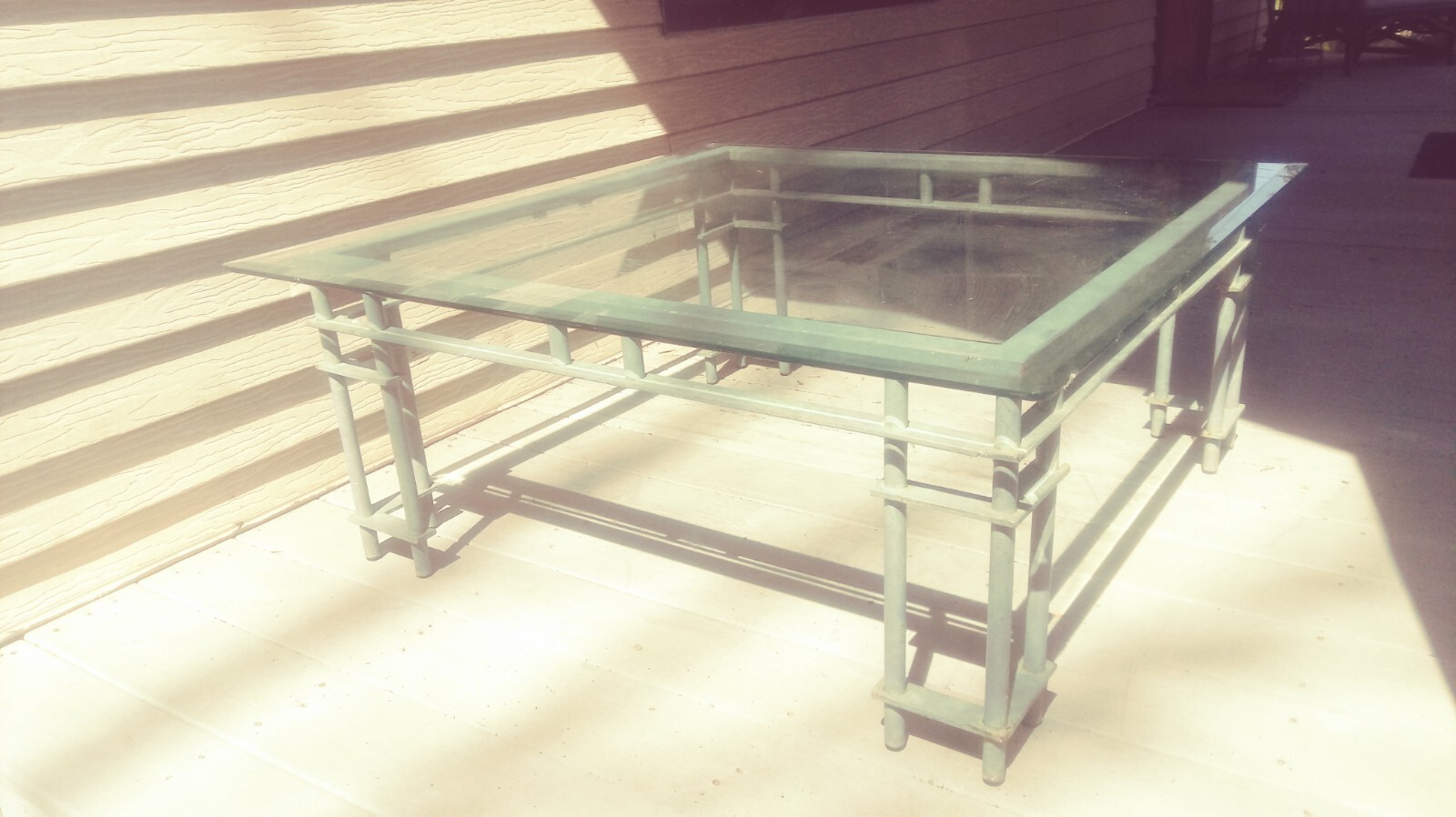 Coffee Table metal glass-image