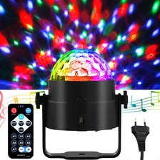 DJ Disco Party Ball Light Strobe RGB Beam Stage Party Bar Club Light With Remote