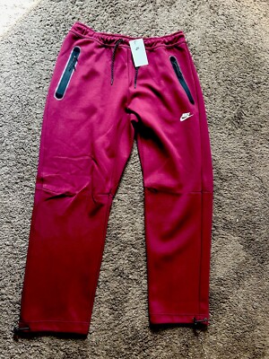 Nike Sportswear Tech Fleece XL Jogger Pants Maroon Beetroot