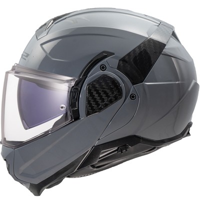 LS2 Klapphelm Advant II Solid Nardo Grau FF910 Motorrad Helm Integralhelm Glanz