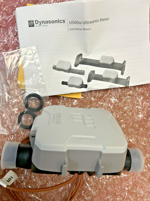 BADGER E-Series 3/4'' Ultrasonic Flow Meter Polymer LCD Display, NEW