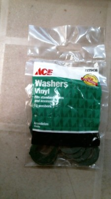 #ad ACE 7229438 Vinyl Washers 10pk FREE SHIPPING $10.00