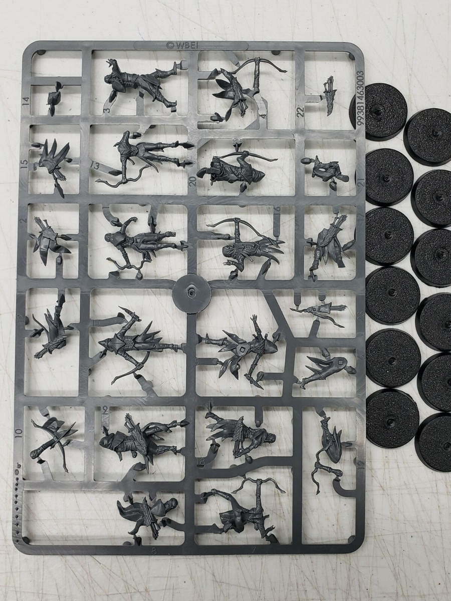 10 Mirkwood Rangers,, Middle Earth Strategy Battle Game, Hobbit