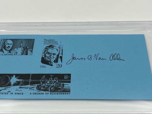 James Van Allen Space Scientist Iowa Signed Autograph Cut PSA DNA j2f1c *61 - Picture 2 of 2