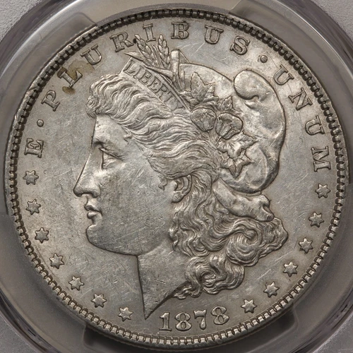 1878 7TF Morgan Dollar, Reverse of 1878 PCGS AU-55