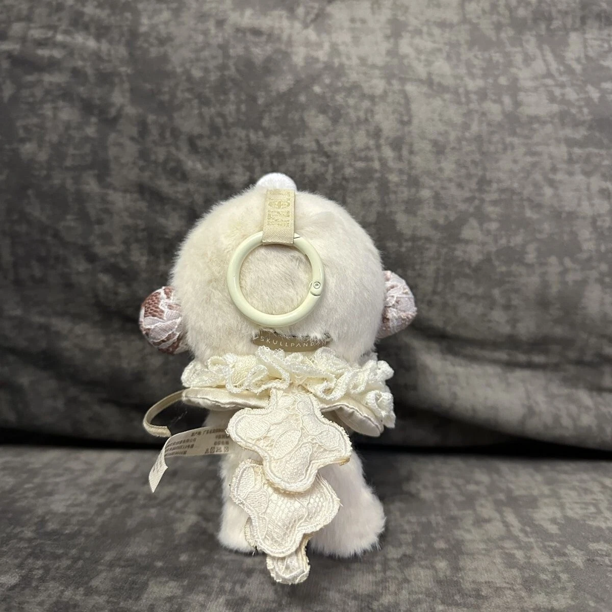 New SKULLPANDA PLUSH DOLL Gentle edge Keychain Toy Pendant